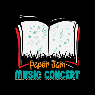 Motiv Papierstau Musik Condert Bücher Lesen Design