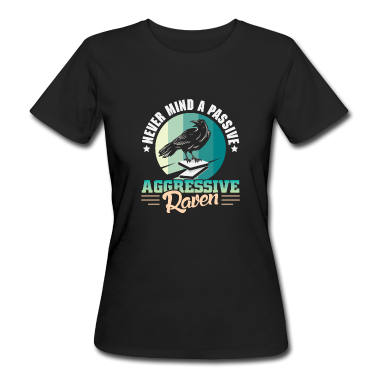 Geschichte LK T-Shirt - Egal, Ein Passiv Aggressiver Rabe Lustiges Design