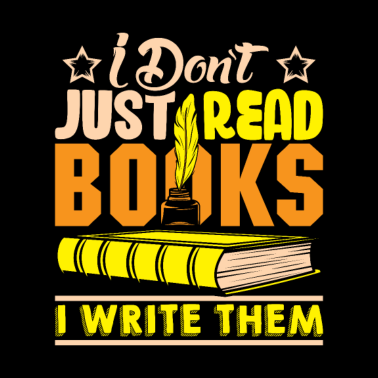 Motiv Ich Lese Nicht Nur Bücher, Ich Schreibe Sie