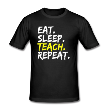 Geschichte LK T-Shirt - Eat Sleep Teach Repeat Lehrer Schule Geschenk