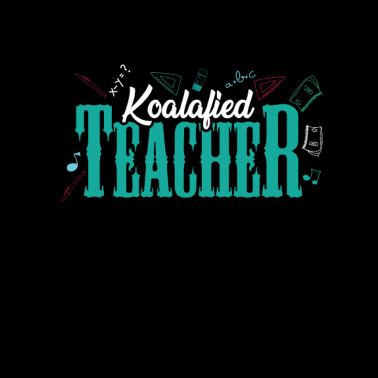 Motiv Koalafied Teacher der Lehrer, der Koalas liebt