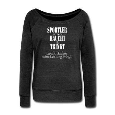 Sport LK Pullover - Sportler ist wer raucht und trinkt