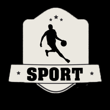 Motiv Sportler Emblem für erfolgreiche Sportler