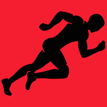 Motiv Running Man Sportler