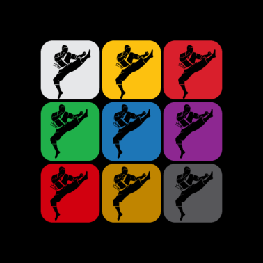 Motiv Karate Sportler