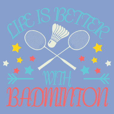 Motiv Badminton Sportler