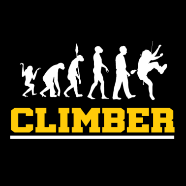 Motiv Klettern Sportler Evolution