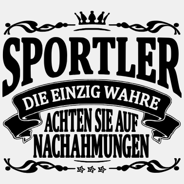 Motiv sportler die einzig wahre