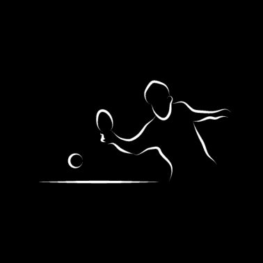 Motiv Tischtennis Sportler