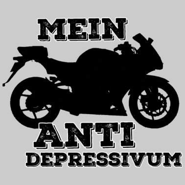 Motiv Mein Antidepressivum - Motorrad Sportler