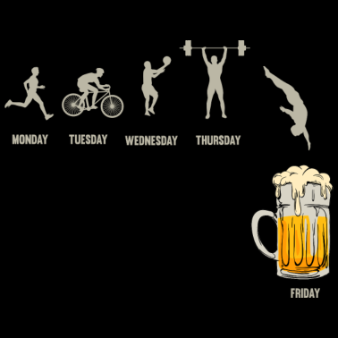 Motiv Bierwoche Sportler Biertrinker Sport