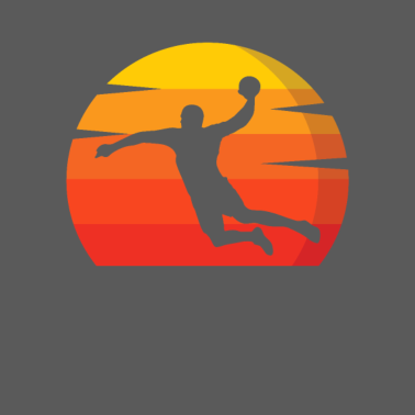 Motiv Handball Vintage Handballer Sportler