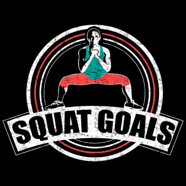 Motiv Kniebeuge Sportler