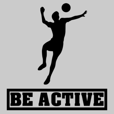 Motiv Sei aktiv Sportler Handball