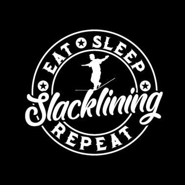 Motiv Slackline Sportler
