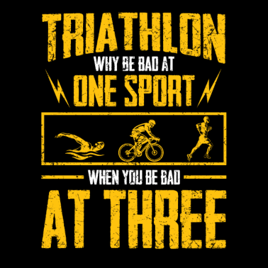 Motiv Triathlet Sportler Spruch Geschenk