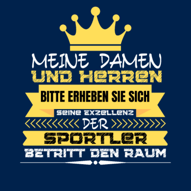 Motiv ERHEBEN SIE SICH! DER SPORTLER BETRITT DEN RAUM!