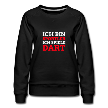 Sport LK Pullover - Ich bin Sportler ich spiele Dart