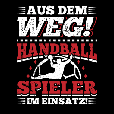 Motiv Aus Dem Weg Handballspieler Handballer Sportler