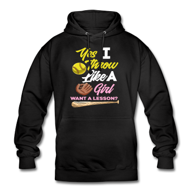 Sport LK Hoodie - Softball Sportler Frau Frauen Geschenk