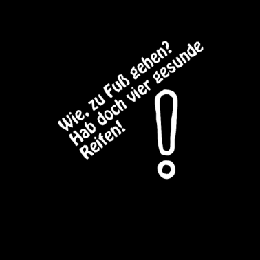 Motiv Autofahrer Tee Sportmuffel Anti Sport faul