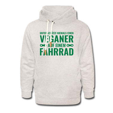 Sport LK Hoodie - Veganer Radfahrer - Spruch - Fahrrad - Geschenk
