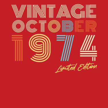 Motiv Geboren Oktober 1974 Geschenkidee