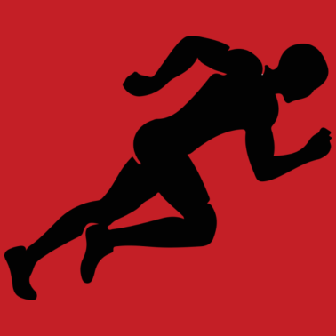 Motiv Running Man Sportler