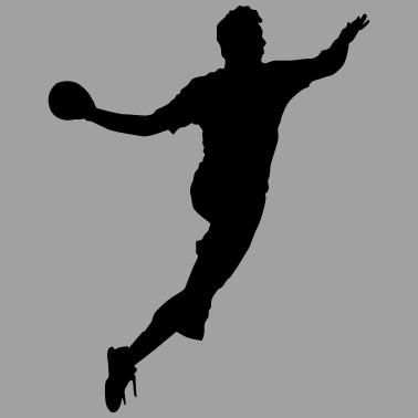 Motiv handball sportler