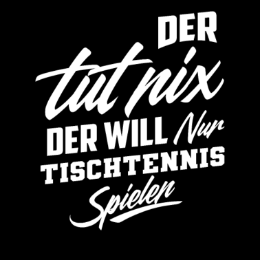 Motiv Tischtennis Sportler