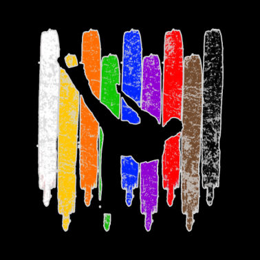 Motiv Karate Sportler