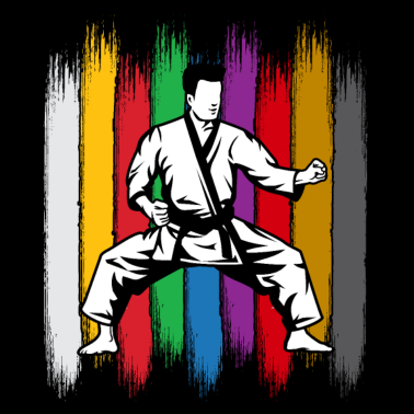Motiv Karate Sportler