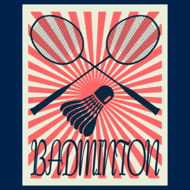 Motiv Badminton Sportler