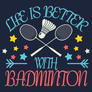 Motiv Badminton Sportler