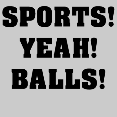 Motiv Sportler Ball Yeah