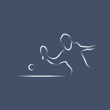 Motiv Tischtennis Sportler