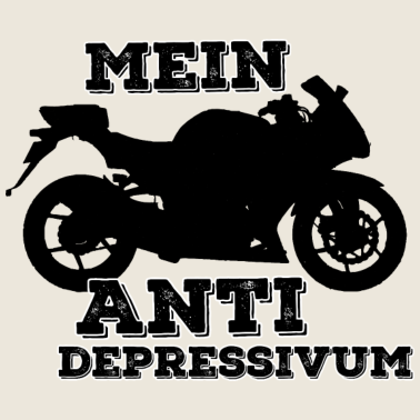 Motiv Mein Antidepressivum - Motorrad Sportler