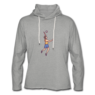 Sport LK Hoodie - Ein Sportler, der Vollyball spielt