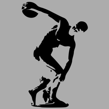 Motiv Sportler griechische Skulptur