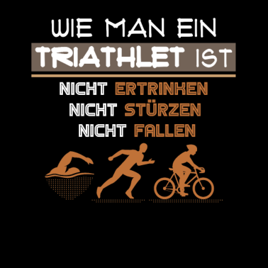 Motiv Triathlon Sportler Geschenk