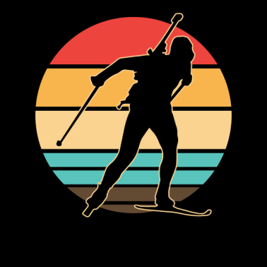 Motiv Biathlon Sportler Skilauf