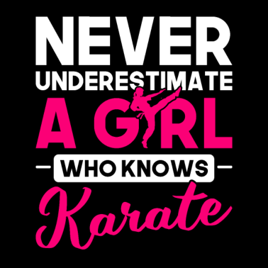 Motiv Karate Mädchen Sportler