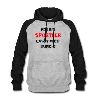 Sport LK Hoodie - Ich bin Sportler lasst mich durch Geschenkidee
