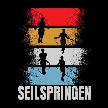 Motiv Seilspringen Sportler Fitness