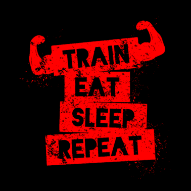 Motiv Trainingsspruch! Geschenk für alle Sportler