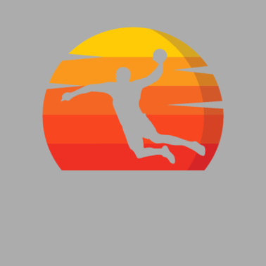 Motiv Handball Vintage Handballer Sportler