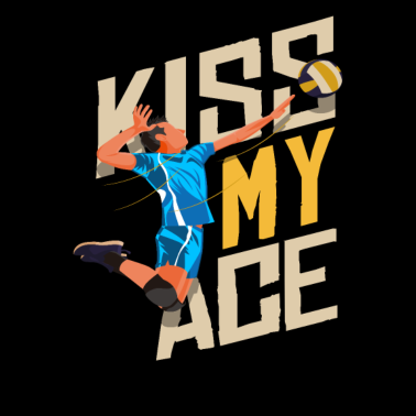 Motiv Volleyball Sportler