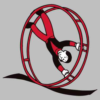 Motiv Rhönrad Sportler