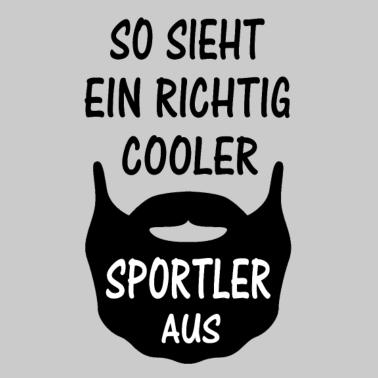 Motiv bärtiger Sportler Bart Geschenkidee