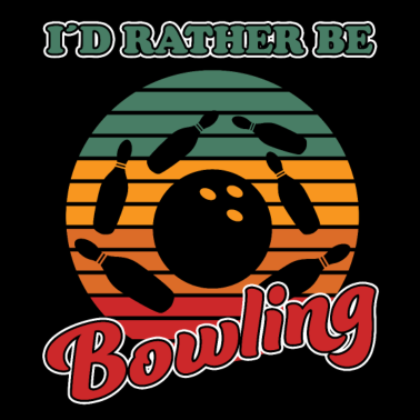 Motiv Bowling Vintage Spruch Bowler Fun Bowling Geschenk